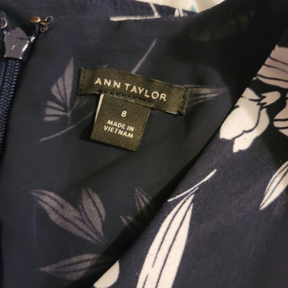 Ann Taylor Blue Floral Dress - Picture 3 of 3